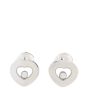 Chopard Happy Diamonds Heart 18k White Gold Stud Earrings