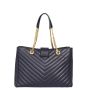 Saint Laurent Chevron Shopping Tote