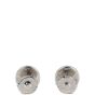 Bvlgari Bvlgari Onyx 18k White Gold Stud Earrings