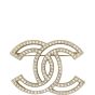 Chanel CC Crystal Brooch | GHW