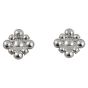 Chanel Swarovski Cluster Diamante Earrings Back