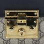 Gucci GG Supreme Padlock Small Shoulder Bag Hardware