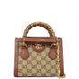 Gucci GG Diana Bamboo Top Handle Mini Tote