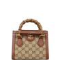 Gucci GG Diana Bamboo Top Handle Mini Tote