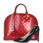 Louis Vuitton Alma MM Monogram Vernis | Indian Rose Red