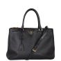 Prada Saffiano Lux Galleria Double Zip Tote Medium 
