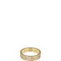 Cartier Love Wedding Band 18k Yellow Gold Diamond Paved