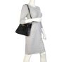 Saint Laurent Manhattan Shoulder Bag Medium Croc Embossed