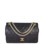 Chanel Classic Double Flap Medium | Black Vintage Gold Hardware