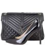 Saint Laurent Tri-Quilt Soft Envelope Bag Large