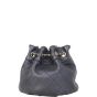 Chanel Quilted CC Drawstring Bucket Bag | Black Lambskin