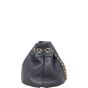 Chanel Quilted CC Drawstring Bucket Bag | Black Lambskin