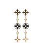 Louis Vuitton Idylle Blossom 18k Yellow, White & Rose Gold Diamond Earrings