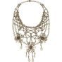 Chanel Chain and Pearl Bib Necklace