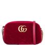 Gucci GG Marmont Velvet Small Camera Bag