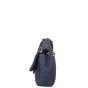 Chanel Surpique Chevron Single Flap Bag | Navy Blue 