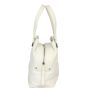 Chanel Square Stitch Logo Tote | Off White
