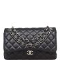 Chanel Classic Double Flap Jumbo | Black Lambskin 