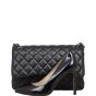 Chanel Classic Double Flap Jumbo | Black Lambskin 