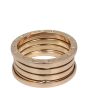 Bvlgari B.Zero1 18k Rose Gold Four Band Ring