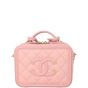 Chanel CC Filigree Vanity Case Small