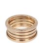 Bvlgari B.Zero1 18k Rose Gold Four Band Ring
