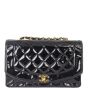 Chanel Quilted Diana Patent Flap Bag | Black 