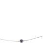 Tiffany & Co Elsa Peretti Color by the Yard Sprinkle Tanzanite Diamond Sterling Silver Necklace