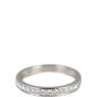Cartier 1895 Platinum Wedding Band Half Circle Diamond 