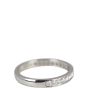 Cartier 1895 Platinum Wedding Band Half Circle Diamond 