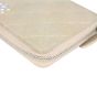 Chanel Iridescent Goatskin Zippy Wallet Corner