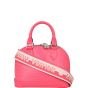 Louis Vuitton Alma BB Epi with Embroidered Strap | Dragon Fruit Pink