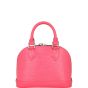 Louis Vuitton Alma BB Epi with Embroidered Strap | Dragon Fruit Pink