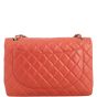 Chanel Classic Single Flap Maxi | Coral Red 