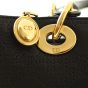 Medium Lady Dior in Black Lambskin detail 5