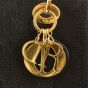 Medium Lady Dior in Black Lambskin detail 2