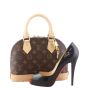 Louis Vuitton Alma BB scale