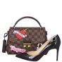 Louis Vuitton Croisette Damier Ebene Stories Shoe