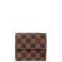 Louis Vuitton Elise Wallet Damier Ebene Back