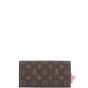 Louis Vuitton Emilie Wallet Monogram Blooming Flowers Back