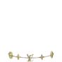 Louis Vuitton Fleur 18k Gold Chain Bracelet Front