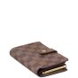 Louis Vuitton French Compact Wallet Damier Ebene Corner