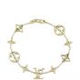 Louis Vuitton Idylle Blossom 18k Gold Chain Bracelet Front