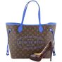 Louis Vuitton Ikat Neverfull MM Monogram Grand Bleu Scale