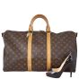 Louis Vuitton Keepall 50 Bandouliere Monogram Scale