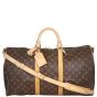 Louis Vuitton Keepall 50 Bandouliere Monogram front strap