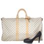 Louis Vuitton Keepall 55 Bandoulière Damier Azur Shoe