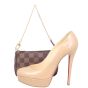 Louis Vuitton Mini Pochette Accessoires Damier Ebene Shoe
