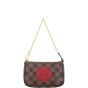 Louis Vuitton Mini Pochette Accessories Damier Ebene Trunks & Bags Front