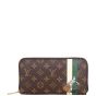 Louis Vuitton Monogram Groom Zippy Organiser Wallet Front